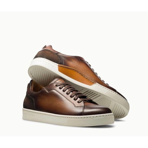 Magnanni Amadeo Lace Up Ombre Sneakers Shoes Lace Up New $450 9 US - Picture 5 of 8